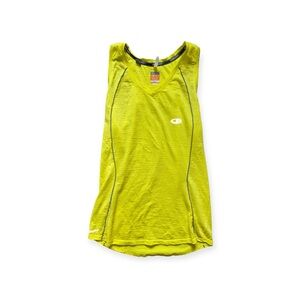Icebreaker GT Lightweight Merino Wool Tank Top Yellow Medium